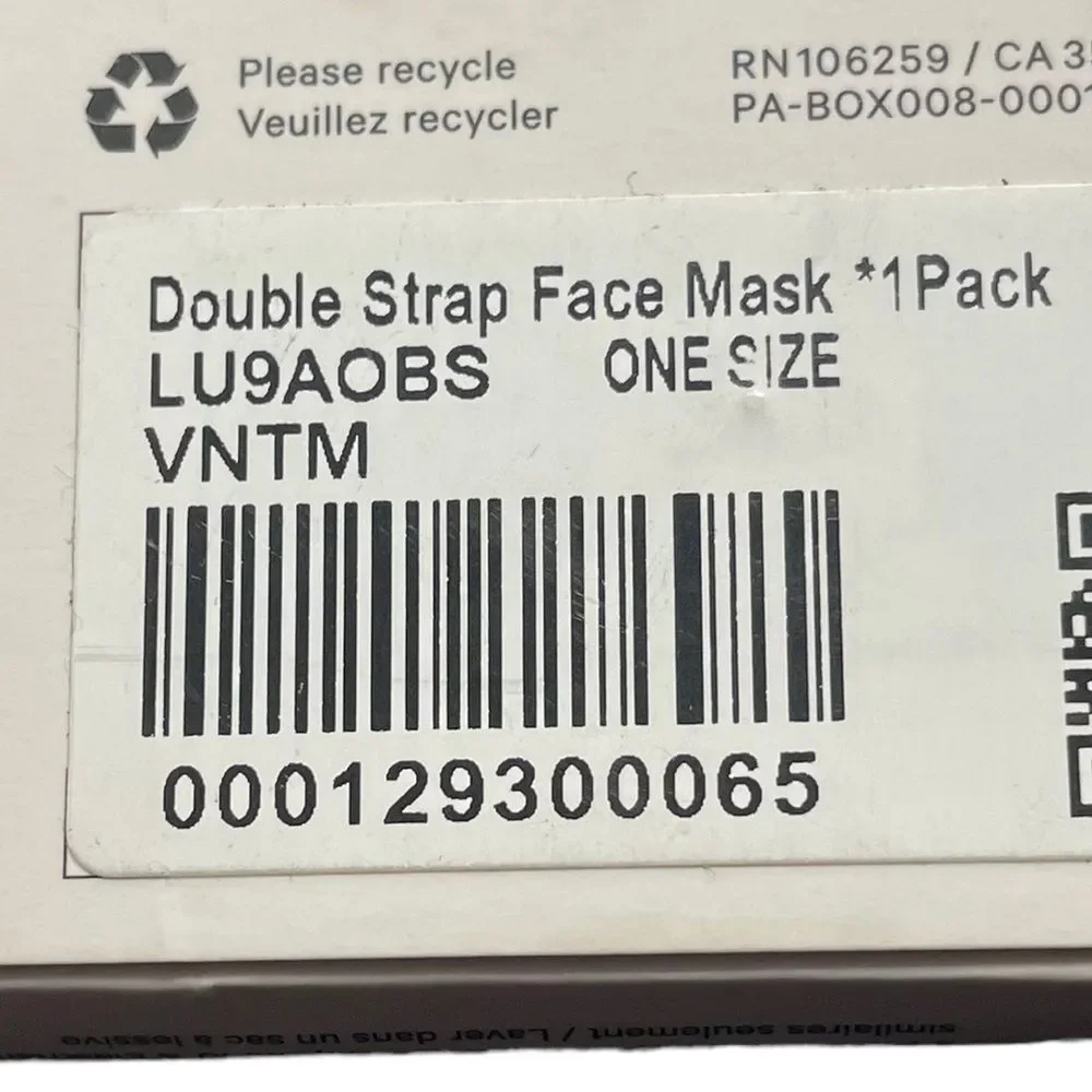 NEW Lululemon Vintage Mauve Double Strap Face Mask
